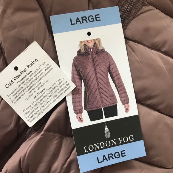 NEW London Fog Packable Down Jacket - Picture 2 of 7